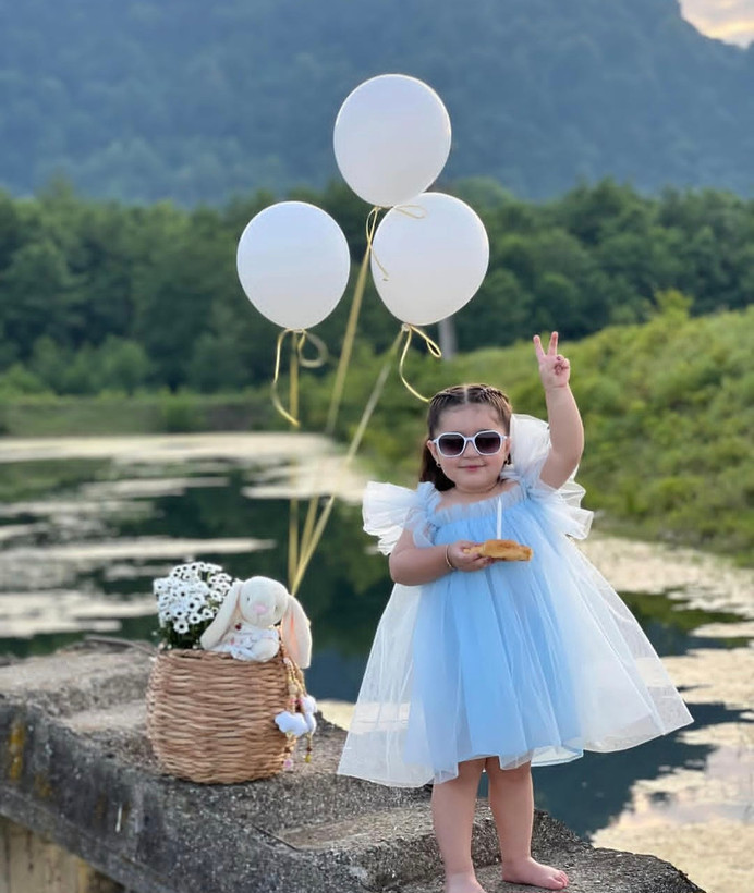 پیراهن فرشته بچهگانه